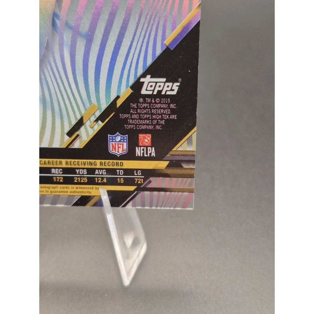 2015 Topps High Tek Ty Montgomery #89 Rookie Autograph (RC) Green Bay Packers